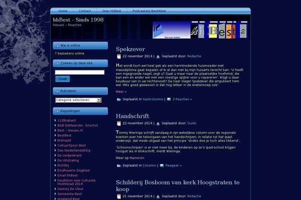 WordPress website example screenshot