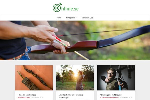 Marinate theme site design template sample