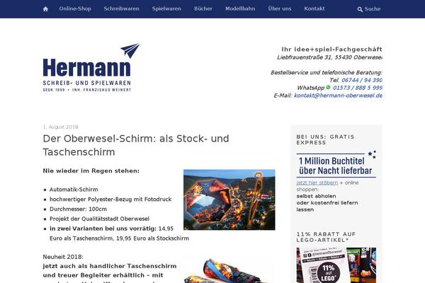 WordPress website example screenshot