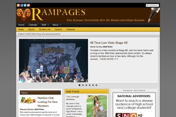 WordPress website example screenshot