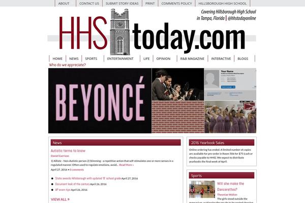 WordPress website example screenshot