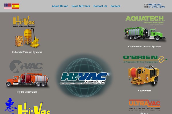 hi-vac.com site used Hivac-wp-theme