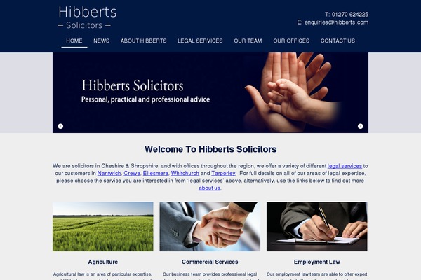 hibberts.com site used Hibberts