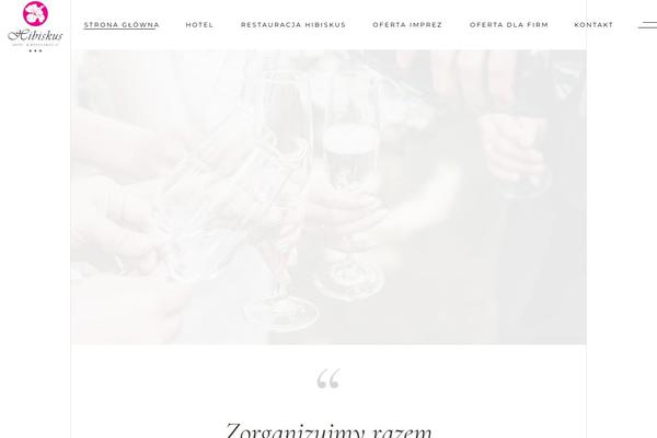 Banquet theme site design template sample