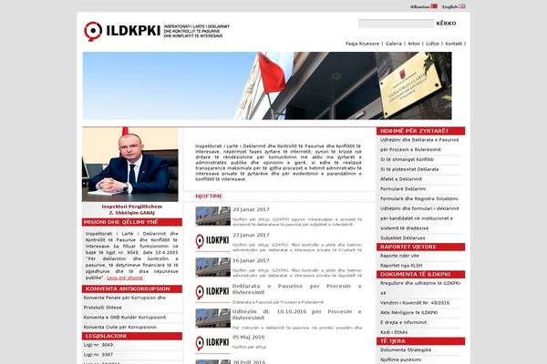 hidaa.gov.al site used Ildkp
