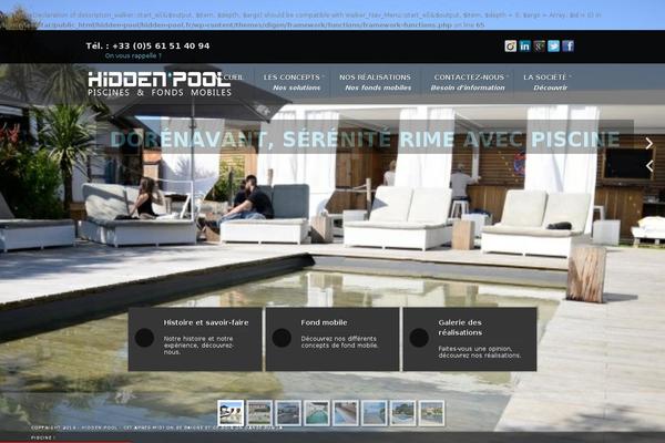 hidden-pool.fr site used Digon-child-theme