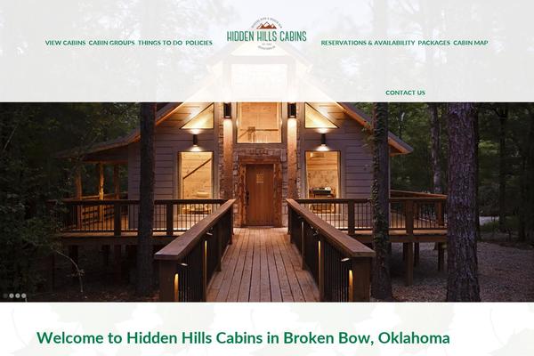 hiddenhillscabinsok.com site used Hidden-hills-cabins