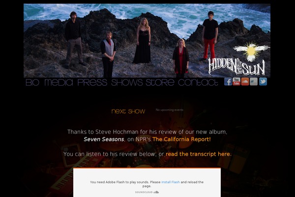 Site using Event Calendar plugin