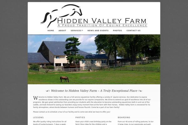 hiddenvalleyhorsefarm.com site used Dandelion_v2.4.1