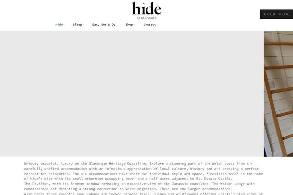 Hanna theme site design template sample
