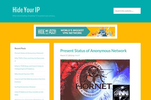WordPress website example screenshot