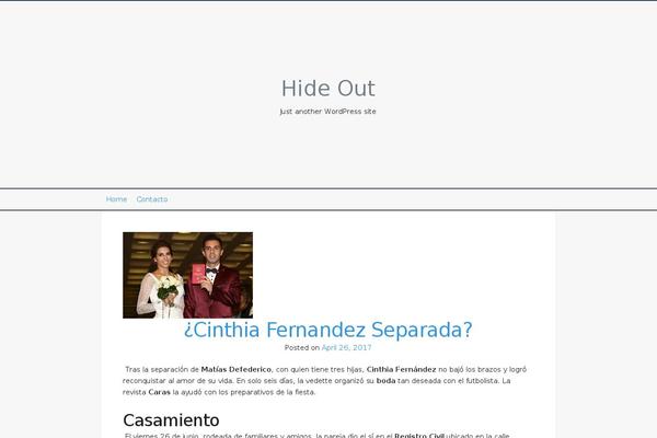hideout.com.ar site used Ninja Shadow