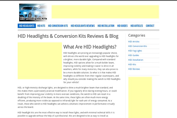hidheadlights.co site used Binary