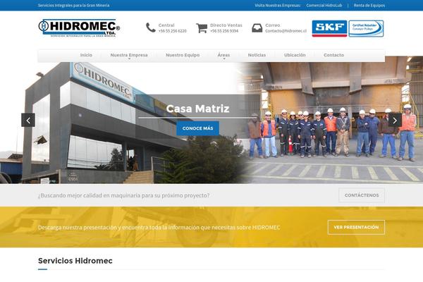 hidromec.cl site used BuildPress