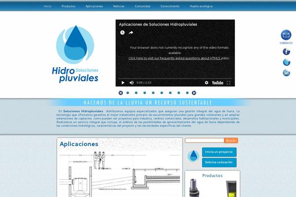 hidropluviales.com site used Html5blank-stable-child