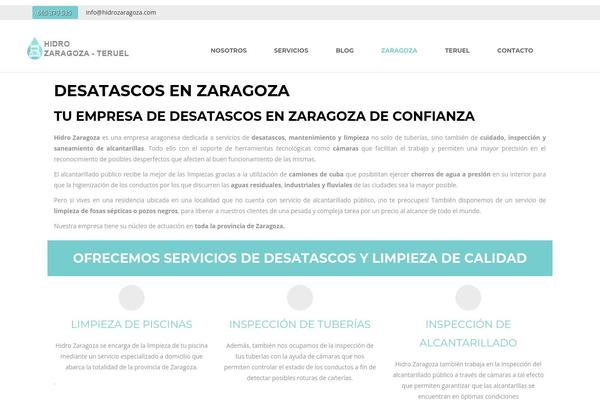 hidrozaragoza.com site used Creativ