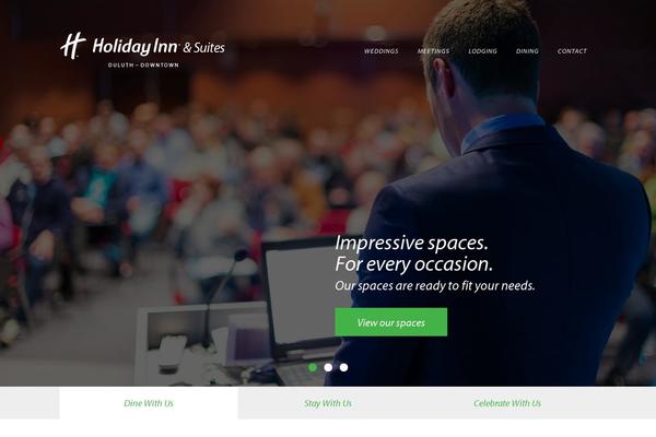 WordPress website example screenshot