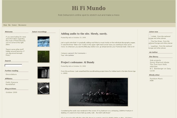 hifimundo.com site used Surreal Reality