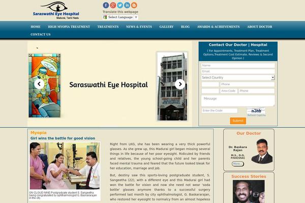 high-myopia-eye-hospital.com site used Saraswathi