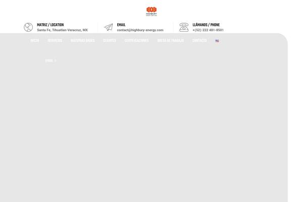 highbury-energy.com site used Industrey
