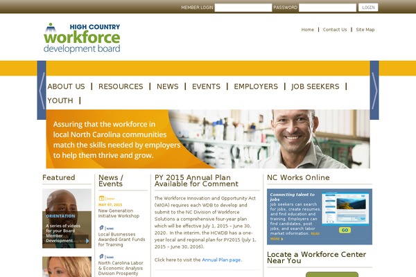 highcountrywdb.com site used Workforce