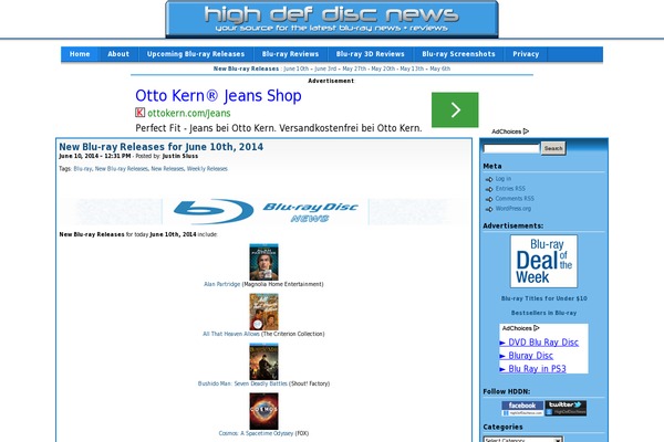 Dynamic News theme site design template sample