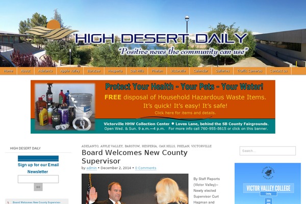Site using Awesome Weather Widget plugin