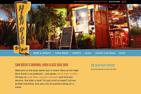 highdivesd.com site used Highdive