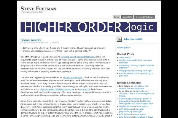 higherorderlogic.com site used PrimePress