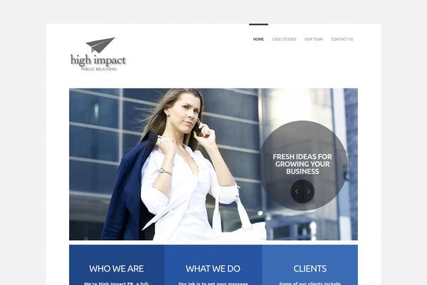 highimpactpr.ca site used Theme1609