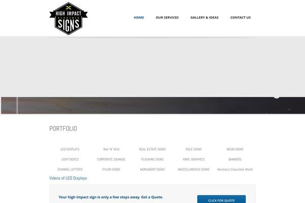 highimpactsign.com site used Coolblue2