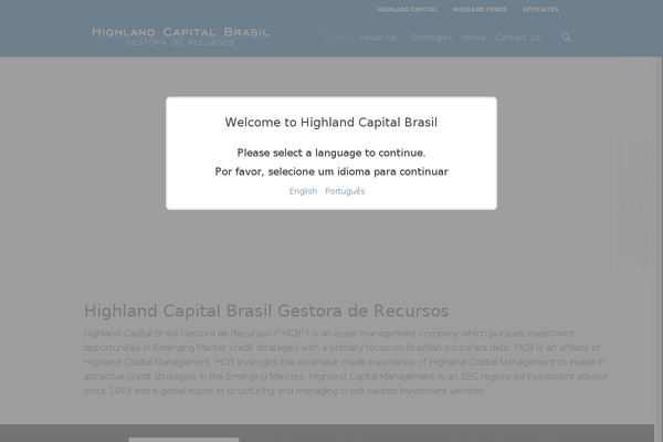 highlandcapitalbrasil.com site used Salientvjb