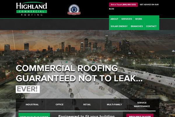 highlandroof.com site used Highland-roofing