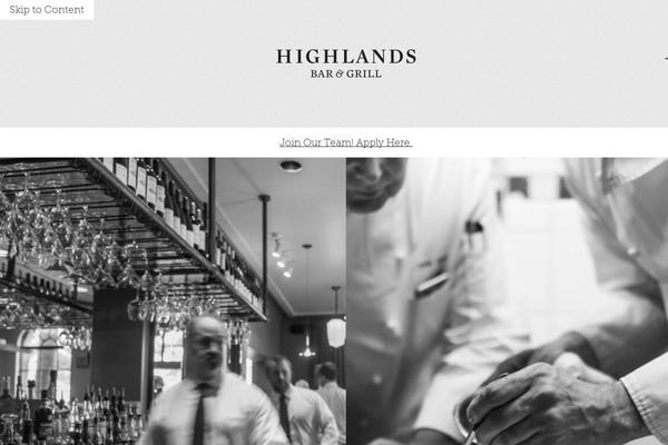 highlandsbarandgrill.com site used LaunchPad