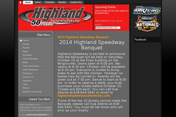 highlandspeedway.com site used Jarida