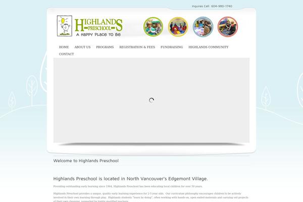 highlandspreschool.ca site used Main-files