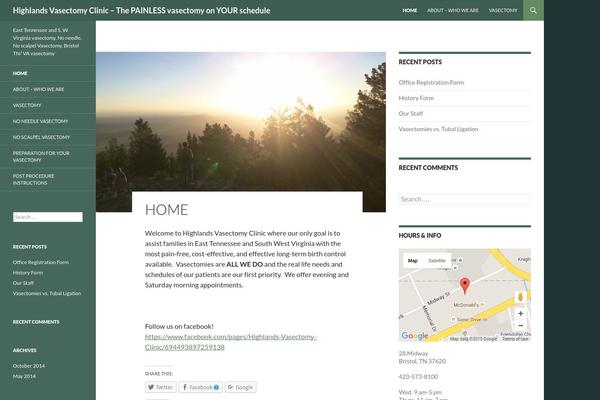 WordPress website example screenshot