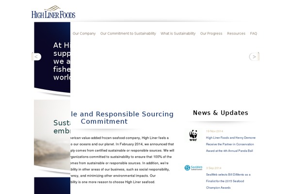 WordPress website example screenshot