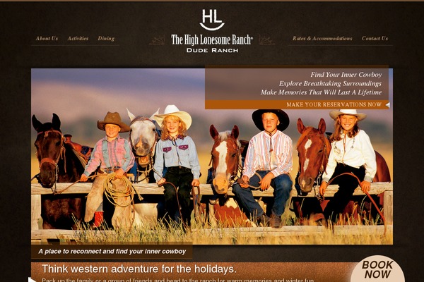 highlonesomeduderanch.com site used Dude-ranch