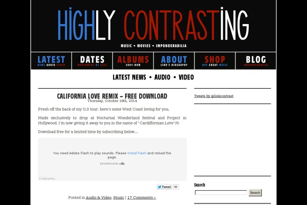 highlycontrasting.com site used Hc-2014