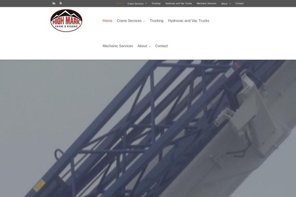 Salient theme site design template sample