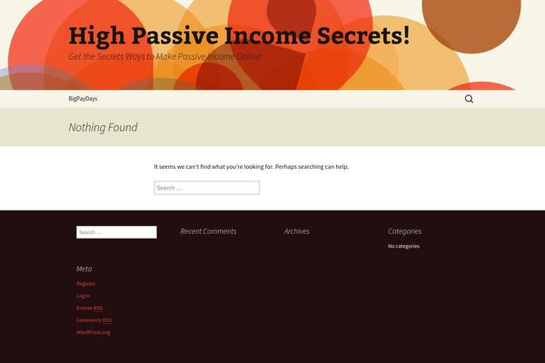 Twenty Thirteen theme site design template sample