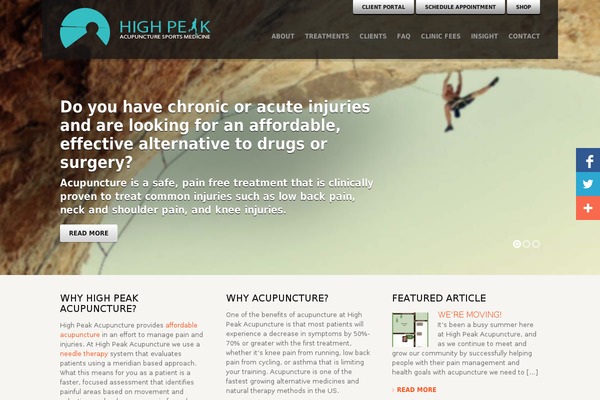 highpeakacupuncture.com site used Hpa