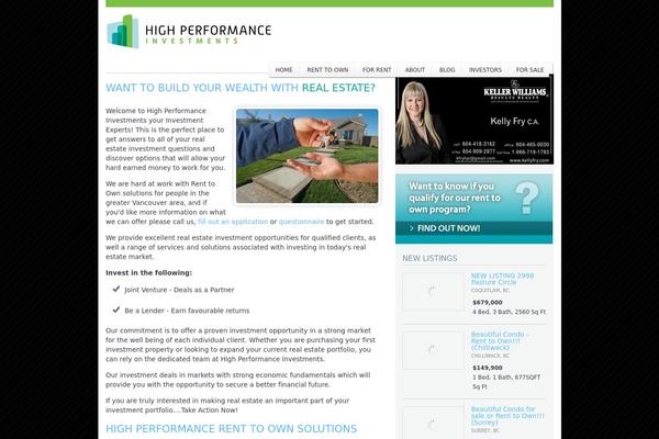 WordPress website example screenshot