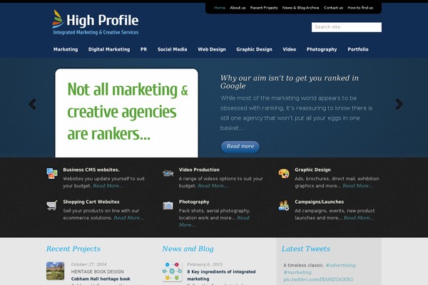 highpro.co.uk site used High-profile