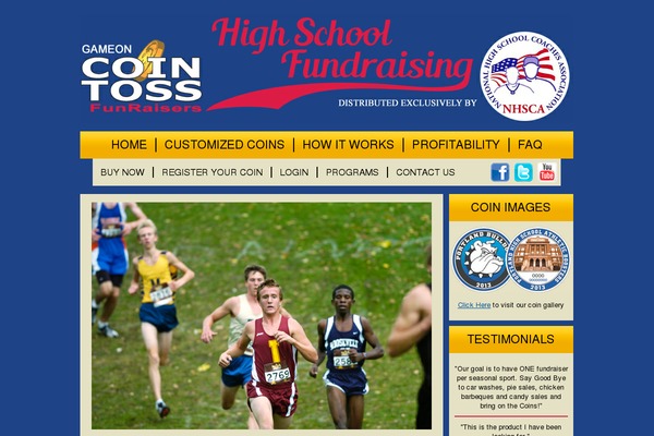 highschoolfundraising.org site used Gameoncoins