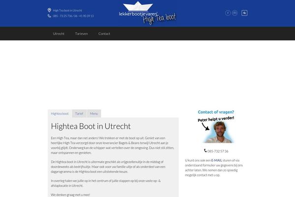 highteaboot.nl site used Lekkerbootjevaren