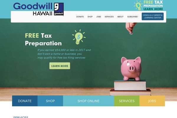 higoodwill.org site used Glam