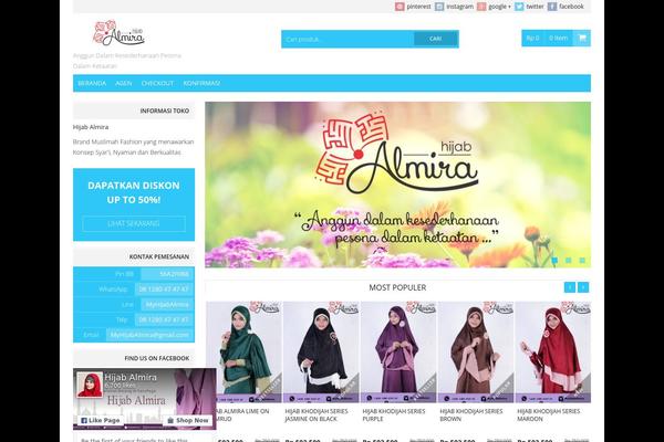hijabalmira.com site used Hijabila