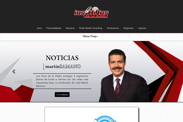 hijosdelaradio.com site used Hijosdelaradio-theme